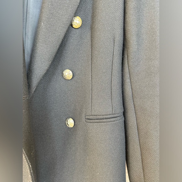 Zara Manteco Double-Breasted Coat with Gold Buttons – XS - Picture 3 of 7